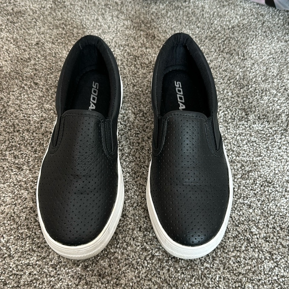 Soda brand slip on shoes